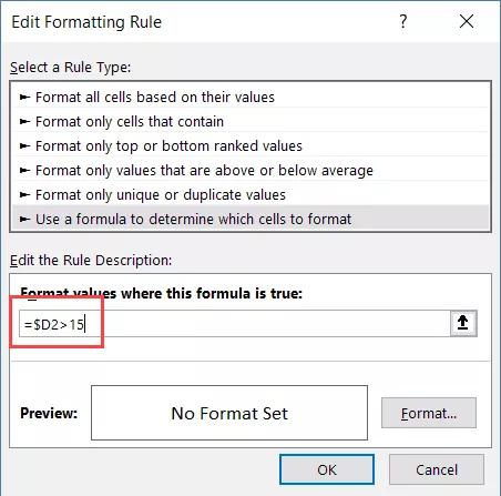 Hướng dẫn cách đánh dấu hàng dựa trên giá trị ô trong Excel